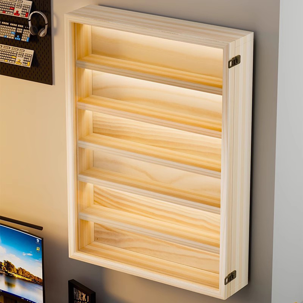 Vitrine murale en bois à 6 niv - Pop Display Shelf avis et prix