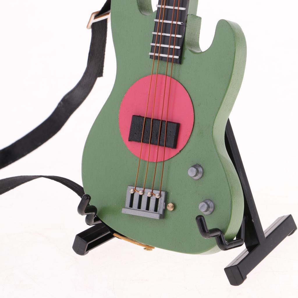 Mini-guitare basse électrique  - Action Figure Stand avis et prix