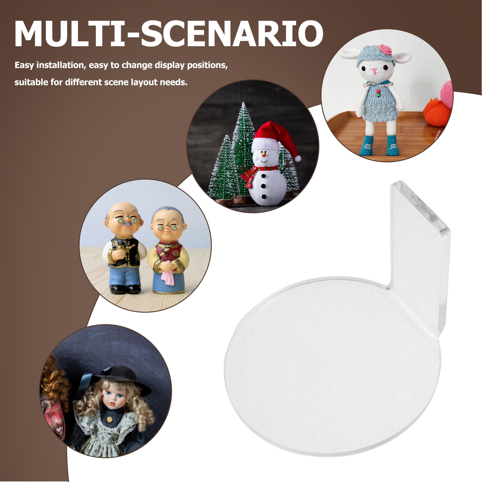 8 pièces, présentoir mural tra - Action Figure Stand avis et prix
